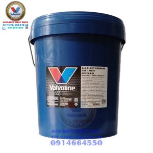 15W40 Dầu nhớt cho động cơ Diesel có Tubo - VALVOLINE dầu nhớt Hoa Kỳ nhập khẩu - Valvoline All Fleet Premium 15W40/CI-4/SL - Thay dầu sau 10000km sử dụng - Thùng 18 lít tặng 10 viên rửa kính.