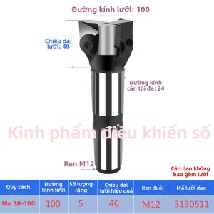 Dao Phay Góc Vuông Có Thể Chỉ Số