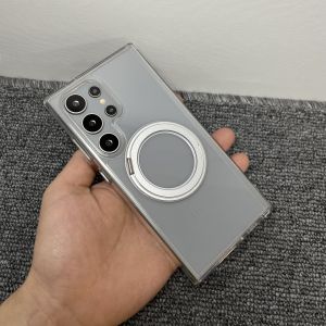 Limited Edition Magnetic Suction Phone Case with Stand Anti-Fall High Gloss Protection Suitable for S25Ultra S24U S23U Business Models