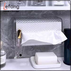 Lefang Facial Tissue Box Cover Napkin Holder Organizer Paper Towel Dispenser Container For Bathroom Car