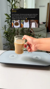 High Quality ELECTRIC WARMING TRAY | Multifunctional Heating Plate | Intelligent Warming Plate for Food For Keeping Food Warm | Adjustable Temperature Warm Plate for Fast Heating & Serving Dishes | Fast Heating Tray Mat | Non Picking Tableware