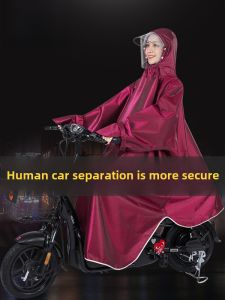 Xe Máy Điện Pin Xe Đạp Tay Dài Áo Mưa Toàn Thân Người Đơn Nam Đi Áo Mưa Nữ Chống Thấm Nước Áo Mưa