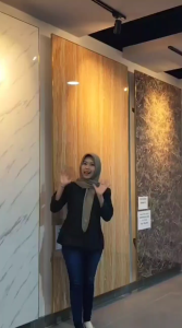 Marmer Panel PVC / Wall Board PVC / Panel Dinding / Marmer Sheet Tembok / Backdrop TV Jetta Panels Statuario / Travertine / Emperador