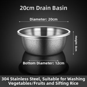 Stainless Steel Multi-function Kitchen Strainer