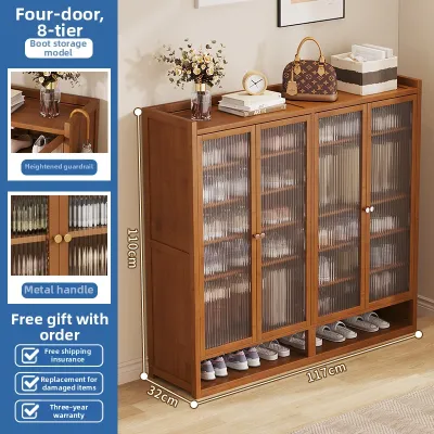 XUNHUAI | New Popular Dustproof Black Multi-Layer Shoe Cabinet