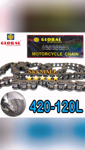 Roller Chains GLOBAL Universal Motorcycle Heavy Duty Chain 420-120L