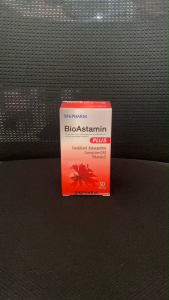 BioAstamin plus ไบโอแอสตามิน พลัส Astaxanthine 6 mg 30 เม็ด/soft capsule