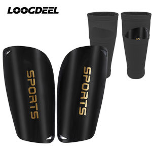 Loogdeel Soccer Shin Guard Adults Kids Socks With Pocket Professional Shields Legging Shinguards Cover Sleeves Protective Gear