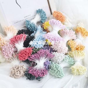 RuiKun Artificial Flower Core Handmade DIY Material Velvet Flower Hairpin Shake Hair Accessory Floral Home Decoration