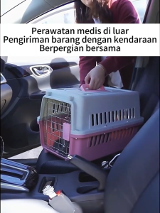 Pet Cargo Kandang Hewan Peliharaan Portabel Luar Ruangan Tersesuai membawa hewan peliharaan Pethomes