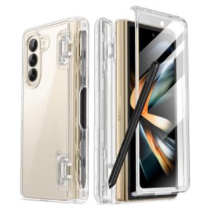 เคส i-Blason Cosmo สำหรับ Samsung Galaxy Z Fold 5 พร้อมช่องใส่ปากกา ตัวป้องกันหน้าจอในตัว เคสป้องกัน Z Fold 5 แบบเต็มรูปแบบที่มีสไตล์