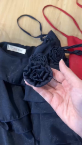 Set Áo Dây Nhiều Tầng Đỏ Phối Quần Short Trắng Set Đồ Cho Nữ