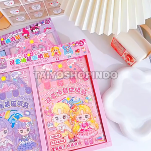 TAIYO DIY BP Magnetic Dress Up Sticker Girl Princess Magnet Dressing Stiker Pakaian Hiasan Aksesoris