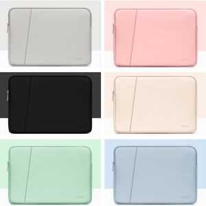 Baona Q004 13/15/15.6 inch Korean Style Portable Zipper Soft Sleeve Laptop Protective Handbag Pouch Bag Notebook Computer Case