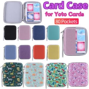 Card Case 80 Pockets Soft Portable Folder Card Binder Holder for Yoto Cards Mini Audiobook Cards
