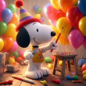 KAYOU | Đậu Phộng Snoopy Hoạt Hình 5D Tự Làm Tranh Gắn Đá Bộ Dụng Cụ Dán Đầy Đủ Diện Tích Tranh Thêu Chữ Thập Thủ Công Nghệ Thuật Thủ Công Trang Trí Nhà Cửa