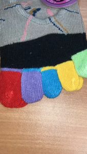 Bizen Kaos kaki 5 jari wanita motif