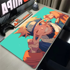 Bandai | Mouse Pad Naruto Uzumaki Anime Gaming Accessories Varmilo Keyboard Desk Mat Gabinete Gamer Carpet Mousepad Pc Mouse Mats