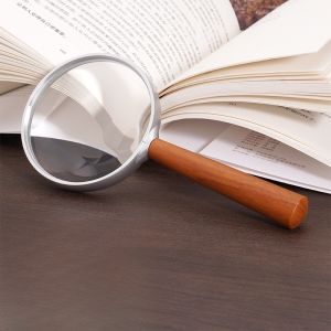 High Definition Magnifying Glass 1000x Handheld for Reading Books High Magnification Verification for Students And Elderly