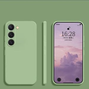 Ốp Điện Thoại Silicon Lỏng Chính Hãng Cho Samsung Galaxy S25/S24 FE/S23/S22 Ultra/Plus - Bảo Vệ Mặt Lưng TPU Mềm Chống Sốc Chống Xước