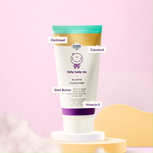 [New Arrival] Australia Itchy Baby Co. Natural Baby Eczema Moisturiser Cream 150g | Red Itchy Flareup Sensitive Broken Skin