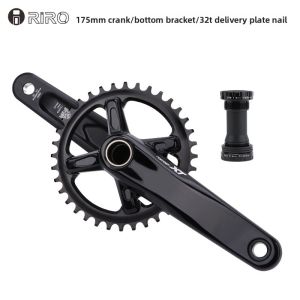RIRO XT Mountain Bike Crankset 10/11/12 Speed Hollowtech Integrated Single Double Chainring Upgrade Compatible with Narrow Wide