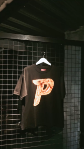Problem Club - T-shirt Oversize - Fire - Black