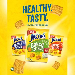 Jacobs Baked Crisps Cracker Small Pack [Original/ Sour Cream] (45g)