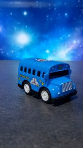 Diecast Miniatur Mainan Mobil Bus Sekolah Mini School Bus Besi Metal Pullback