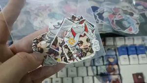 Genshin Impact  - Set 10/15 Sticker Arataki Itto game Genshin Impact hình dán trang trí vali điện thoại laptop mũ bảo hiểm.. siêu đẹp chống nước chống xước