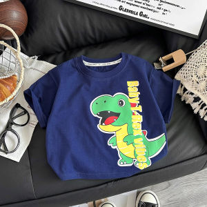Summer Casual Dinosaur T-shirt Pure Cotton