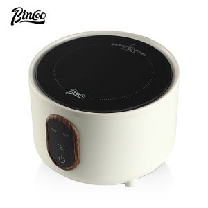 BINCOO Electric Ceramic Stove Double Valve Moka Pot Home Brewing Coffee Pot Espresso Appliances 2Cups