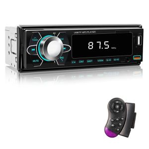 Máy Nghe Nhạc MP3 Ô Tô HIPPCRON Với Chức Năng Gọi Không Dây Điều Chỉnh Đèn 7 Màu Bluetooth 1DIN FM 87.5-108MHz Radio Âm Thanh Nổi Lắp Trong Xe