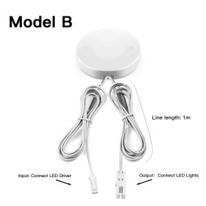 DC12V Smart Stepless Dimmable Touch/Hand Sweep Motion Sensor Switch LED Dimmer Penetrable Board Wooden For LED Light Lamp