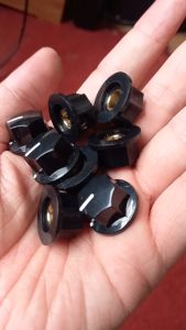 Núm Chiết Áp Núm 6MM Đường Kính Trong 20mm 10MM Đen Phụ Kiện Guitar