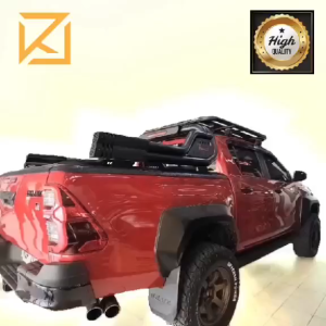 Universal JX Armor Heavy-Duty Roll Bar with 3rd Brake Light Compatible with All Pickup Truck Models Ford Ranger Ford Raptor Toyota Hilux Mitsubishi Strada Isuzu D-Max Nissan Navara Pro-4X NP300 Mazda BT-50 Chevrolet Colorado - KZL AP&AT