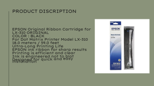 EPSON LX-310 RIBBON CARTRIDGE