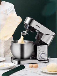 KONKA | Konka Multifunctional Chef Machine Home Small Dough Mixer Automatic Standby Egg Beater 1169 Stainless Steel Bowl Kitchen Appliance