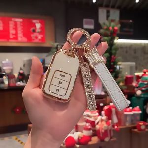 Bao Da Ốp Bảo Vệ Vỏ Bọc Chìa Khóa Chất Lượng Cao Cho Xe Honda City CRV CIVIC ACCORD HR-V - Loại 234 Nút