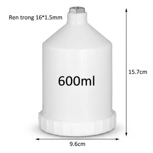 Súng Phun Sơn HVLP 1.0mm Phun Mịn Tiết Kiệm Sơn Dụng cụ sửa chữa nhà cửa