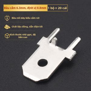 ZAVE | Đầu Cắm Plug-and-Play 6.3/4.8/2.8mm