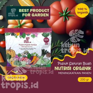 Pupuk Sayur Buah 200 gram Pupuk Untuk Sayur Buah Nutrisi Organik Sayur Sayuran Agar Berbuah Lebat Pupuk Tomat Cabe Wortel Menghilangkan Hama Putih Pada Daun Terong Pupuk Perangsang Sayuran yang Bagus