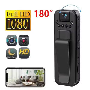 Camera Mini HD 1080P Máy Ghi Video Kỹ Thuật Số Di Động Có Tầm Nhìn Ban Đêm Máy Quay Giám Sát Hồng Ngoại Dành Cho Cảnh Sát BodyCam