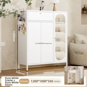 DIBIOU | Large Capacity Dustproof Steel Storage Cabinet