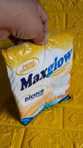 1 Kilo MAXGLOW Detergent Powder Pure Energy with Bleach (Yellow Pack)