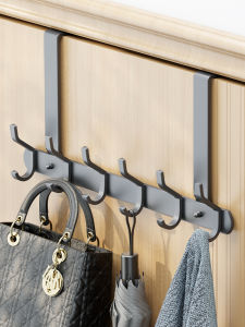 Tự Làm Móc Treo Quần Áo Sau Cửa Không Cần Khoan Móc Treo Quần Áo Siêu Dài Phòng Ngủ Móc Treo Đồ Dùng Nhà Tắm Bằng Hợp Kim Nhôm