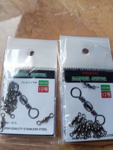 Kili kili  pancing barrel swivel isi12 pcs