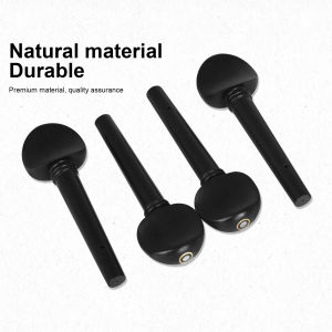 IRIN | 4 Chiếc Viola Chỉnh Âm Bộ Khóa Viola Được Chạm Khắc Bằng Tay Bằng Gỗ Mun Mịn Bền Trang Trí Tiêu Chuẩn Phụ Kiện Viola