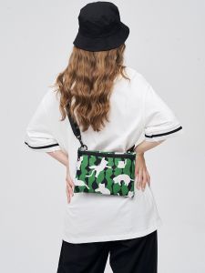 Freein Cat Printing Phone Crossbody Bag Young Adult Envelope Messenger Bag Extreme Challenge Gong Jun Huang Jingyu Same Style