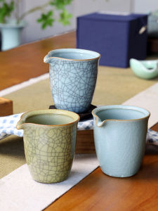 Largе Heat-Resistant 200ml Blue Porcelain Gong Dao Cup Chinese Style��Cup Brother Kiln Ice Crack Pattern Tea Ocean 6 Colors